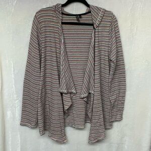 HeartSoul Striped Cardigan Women’s XL